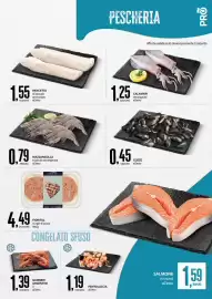 Volantino PRO7 Supermercati Pagina 12: MAZZANCOLLA tropicale decongelata €0,79, CALAMARI decongelati all'etto €1,25