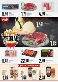 Volantino PRO7 Supermercati Pagina 6: TAGLIATA di bovino adulto irlanda €1,79, HEINZ salsa bbq/spicy chicken €2,59