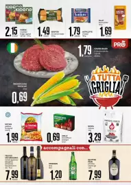 Volantino PRO7 Supermercati Pagina 7: KIOENE cotolette/burger vegetali €2,15, SENFTER wurstel servelade €1,49