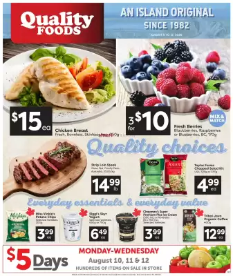 Quality Foods flyer (valid until 12-08)