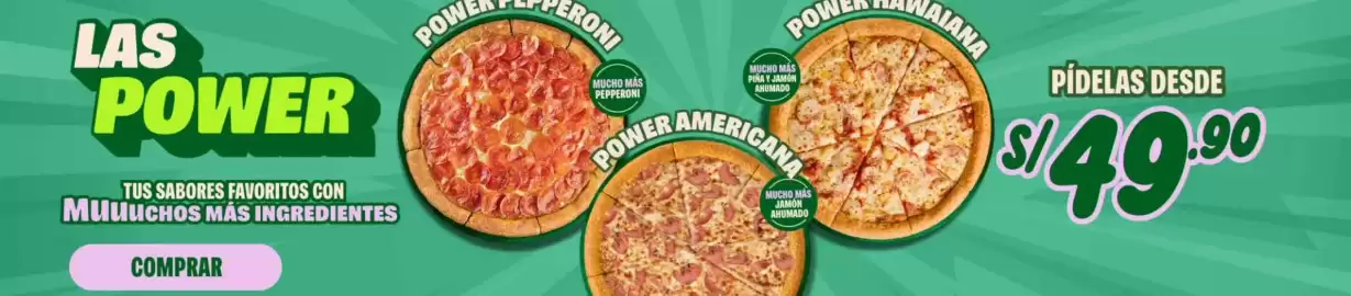 Catálogo Papa John's Página 2