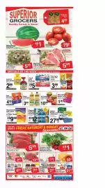 Superior Grocers weekly ad week 32 Page 1