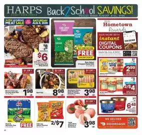 Harp's Market weekly ad week 32 Page 1