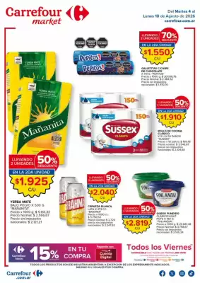 Folleto Carrefour Market (válido hasta 12-08)