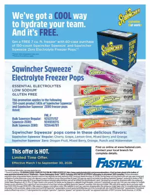 Fastenal (valid until 2-10)