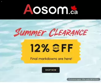 Aosom flyer Page 1