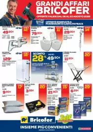 Volantino Bricofer Pagina 5: BOX DOCCIA CAMELIA 6 MM €129,00, Caffè Borbone Miscela Nobile €21,90