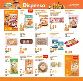 Volantino Prix Quality Pagina 14: Biscotto Nutella B-Ready FERRERO €2,29, Chewing Gum DAYGUM €2,99