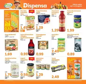 Volantino Prix Quality Pagina 9: Passata di Pomodoro MUTTI €1,29, Mais Dolce MIRAGE €1,29