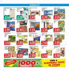 Volantino Mercadò Pagina 11: Spinaci Cubello Foglia Più Orogel €2,89, Gelato Estathè Limone/Pesca Ferrero €2,99