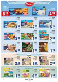 Volantino Gruppo di Palo Pagina 22: Findus Platessa Impanata €4,29, Findus green cuisine 10 bastoncini di spinaci €1,99