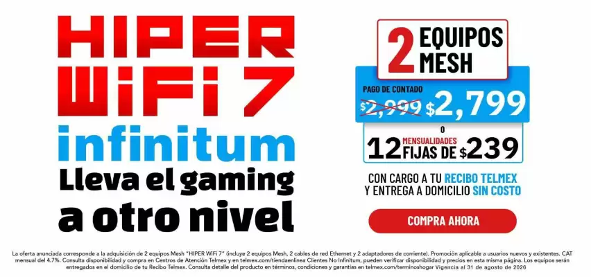Telmex (válido hasta 31-08)