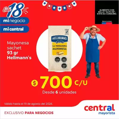 Central Mayorista (válido hasta 5-08)