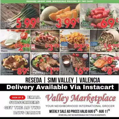Valley Marketplace (valid until 11-08)