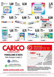 Volantino Carico Cash & Carry Pagina 32: Scottex Pulito Compatto Carta Igiene €1,69, Tutto Party tovaglioli €0,58