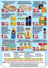 Volantino Mercogel Pagina 4: Pepsi Cola €0,99, San Benedetto The' Pesca e Limone €0,75