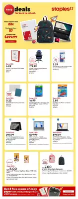 Staples flyer