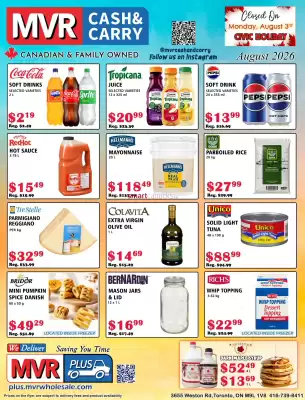 MVR Cash & Carry (valid until 31-08)