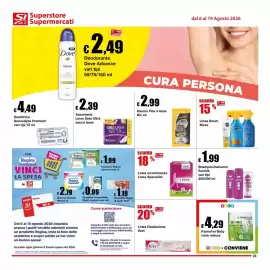 Volantino Sì con te Superstore Pagina 23: Linea Specialist, Rasoio Flex 4 lame Bic €2,99