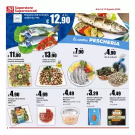 Volantino Sì con te Superstore Pagina 6: Bis di molluschi €4,90, Salmone affumicato norvegese qualità superiore Papi €3,29