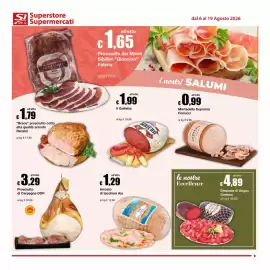 Volantino Sì con te Superstore Pagina 9: Bresaola di Angus Gardani €4,89, Arrosto di tacchino Aia €1,29