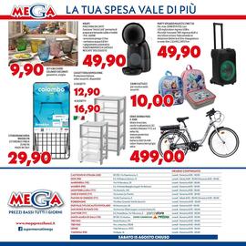 Volantino MEGA Pagina 12: SET 6 BICCHIERI COLORATI DECORATI geometrie, siviglia €9,90, KRUPS MACCHINA DA CAFFE' €49,90