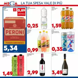 Volantino MEGA Pagina 10: Schweppes bibite Zero €0,99, BLITZ! bevanda Energy Drink classica, senza zuccheri €0,35