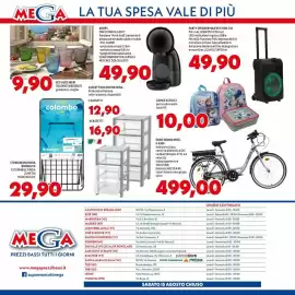 Volantino MEGA Pagina 12: SET 6 BICCHIERI COLORATI DECORATI geometrie, siviglia €9,90, KRUPS MACCHINA DA CAFFE' €49,90