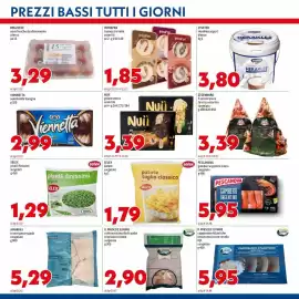 Volantino MEGA Pagina 5: Nuii gelato stecco assortito €3,39, IL FRESCO E IL MARE mazzancolle Ecuador tropicali scottate €2,90
