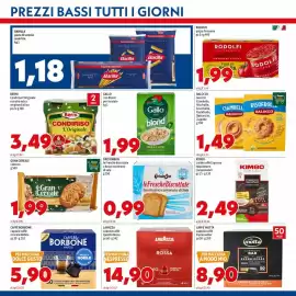 Volantino MEGA Pagina 9: GrissinBon le Fresche Biscottate €0,99, LAVAZZA capsule caffè Qualità Rossa €14,90
