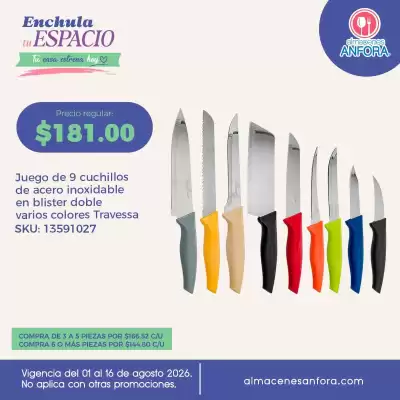 Catálogo Almacenes Anfora (válido hasta 16-08)