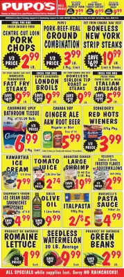 Pupo's Food Market flyer (valid until 12-08)