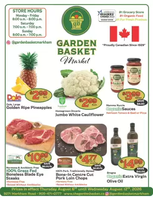 The Garden Basket flyer (valid until 12-08)