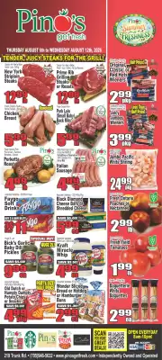 Pino's flyer (valid until 12-08)