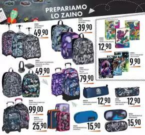 Volantino Emisfero Pagina 22: SEVEN ZAINO IMUSIC E ISCHOOLP €49,90, ZAINO TROLLEY BIG APPACK €49,90