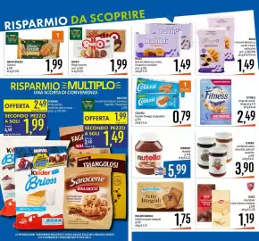 Volantino Emisfero Pagina 4: SELEX cioccolato latte, bianco, fondente €1,19, Fitness Original cereali integrali €2,49