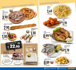 Volantino Emisfero Pagina 7: POLLO al limone, piccante €0,99, Pizza verdue, zucchine, bacon e radicchio €3,90