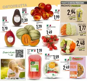 Volantino Emisfero Pagina 8: INSALATA CAROTE CAPPUCCI CETRIOLI €1,77, Natura Chiama SELEX Carote €1,19