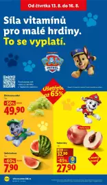 Lidl leták Strana 12: BÍLÉ HROZNY STOLNÍ €49,90, VODNÍ MELOUN €7,90