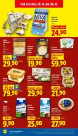 Lidl leták Strana 20: Pilos KEFÍROVÉ MLÉKO €9,90, NAUTICA Rybí pepřenky €27,90