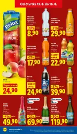 Lidl leták Strana 24: Nestea ledový čaj €22,90, Solevita POMERANČOVÁ ŠŤÁVA 100% €29,90