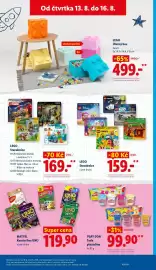Lidl leták Strana 39: MATTEL KARETNÍ HRA UNO €119,90, LEGO stavebnice €159,00