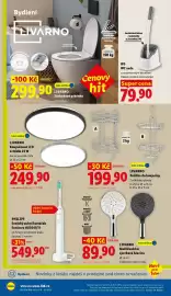 Lidl leták Strana 40: PHILIPS Sonický zubní kartáček Sonicare HX3641/11 €549,90, LIVARNO Multifunkční sprchová hlavice €89,90