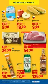 Lidl leták Strana 43: Pilos POLOTUČNÝ TVAROH €9,90, CHEF SELECT Listové těsto €19,90