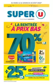 Catalogue Super U | La rentrée à prix bas page 1