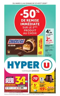 Catalogue Hyper U (valable jusqu'au 23-08)