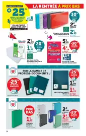 Catalogue Hyper U | La rentrée à prix bas page 28