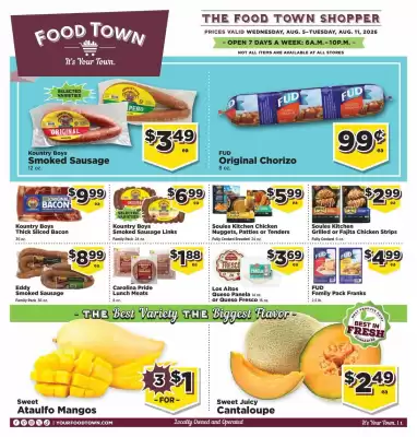 Food Town weekly ad (valid until 12-08)