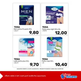 Volantino Iper Tosano settimana 32 Pagina 2: TENA lady pants plus €9,70, TENA Pants maxi M/L €10,40