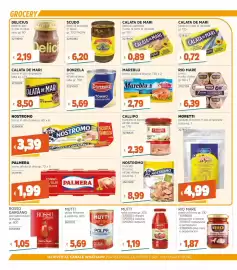 Volantino Stop&Shop Pagina 14: CALATA DE MARI filetti di sgombro €0,89, CALLIPO trancetti di tonno all'olio d'oliva €2,39